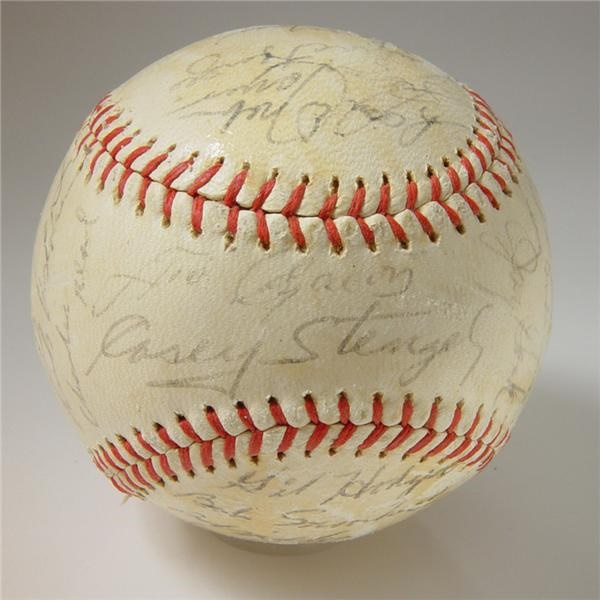 1962 New York Mets Team Signed Baseball
