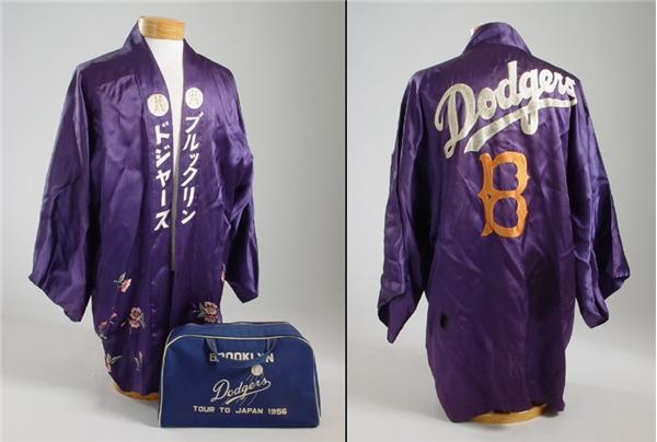 1956 Dodgers Kimono & Travel Bag