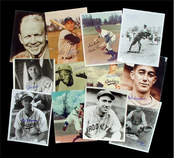 Brooklyn Dodger Signed Photo Collection (115)