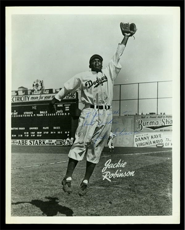 Dodgers - Jackie Robinson Signed Photo (8”x10”)