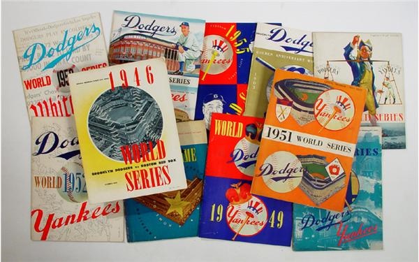 Turk Karem Collection - Brooklyn Dodgers World Series & All Star Programs with Rare Phantoms (11)