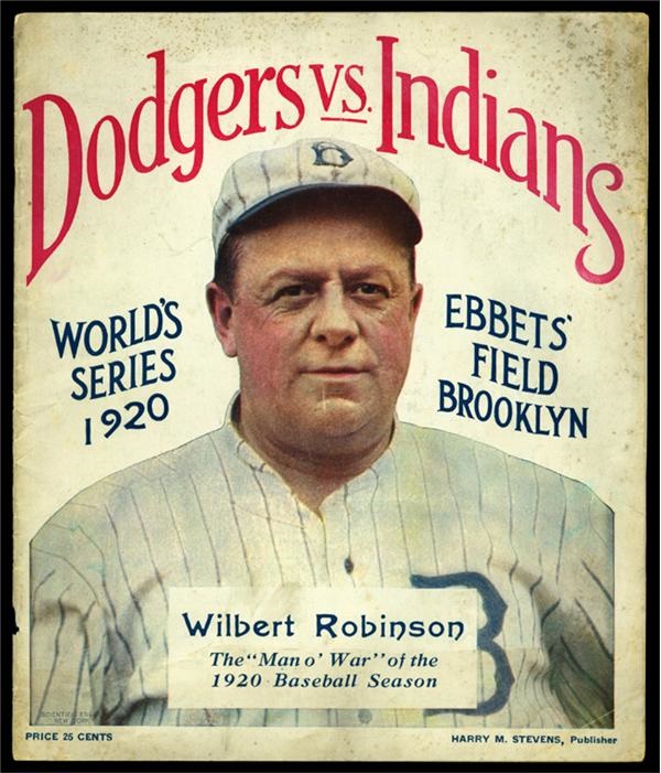 Dodgers - 1920 Brooklyn Dodgers World Series Program