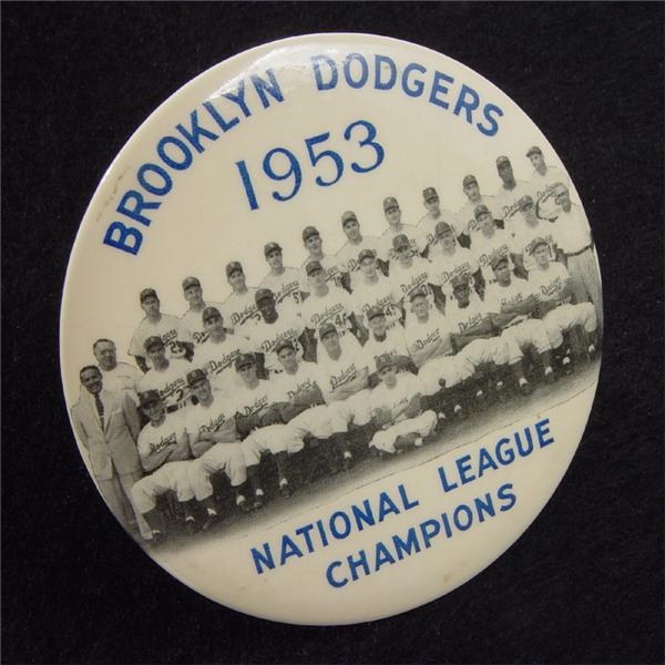 1953 Large Dodgers Pin