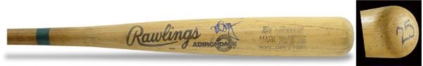 - 1988 Mark McGwire Game Used Autographed Bat (34.5")