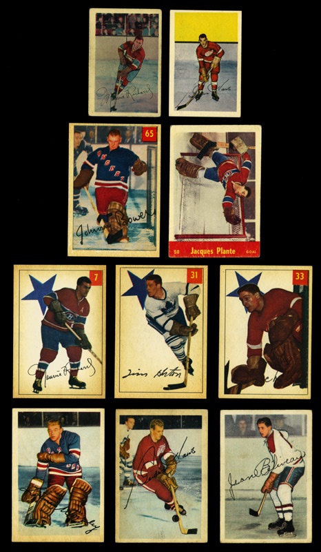 Hockey Cards - 1950's Parkhurst Set Collection (4)