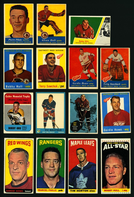 - 1957-1967 Topps Hockey Set Collection (7)