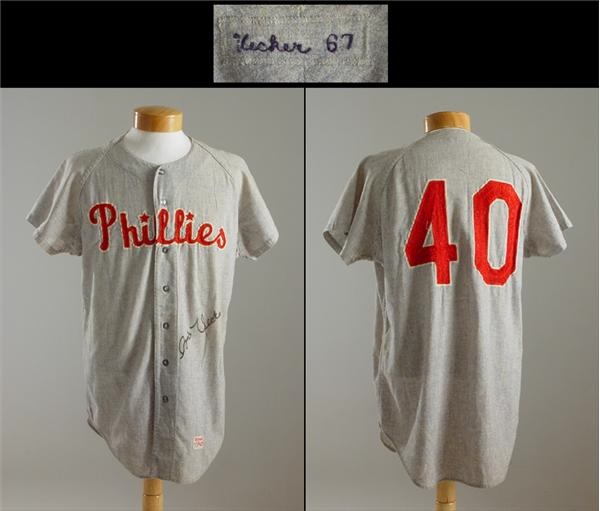 - Bob Uecker 1967 Philadelphia Phillies Jersey