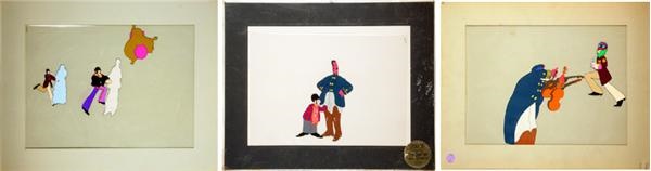 The Beatles Yellow Submarine Animation Cels  (3)
