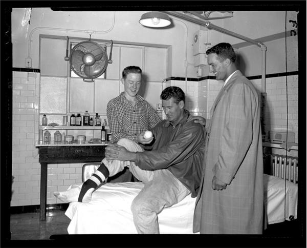 The Gene Schoor Collection - Harry Agganis and Ted Williams Original Negative