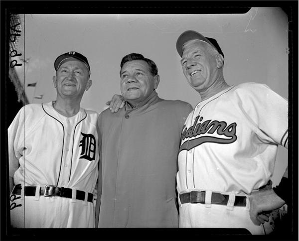 The Gene Schoor Collection - Babe Ruth, Ty Cobb & Tris Speaker Original Negative