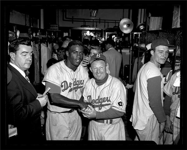 - 1951 Jackie Robinson Home Run Sets The Stage for the Giants Playoff Series Original Negative