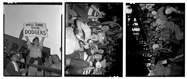 The Gene Schoor Collection - Fans of the Brooklyn Dodger Original Negatives (22)