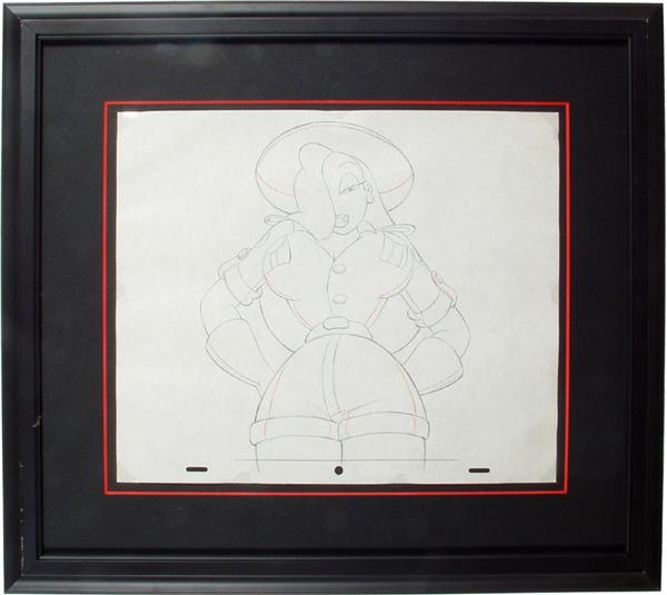 Erotica - Jessica Rabbit Banned Original Drawing