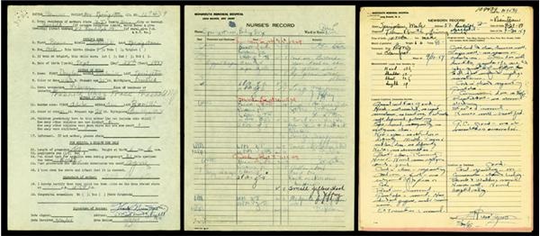 - 1949 Bruce Springsteen Birth Documents