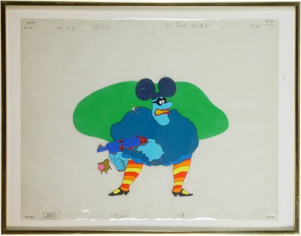Blue Meanie Yellow Submarine Cell (12"x16")