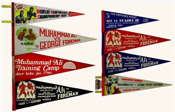 - Ultimate Muhammad Ali Pennant Collection (16) *