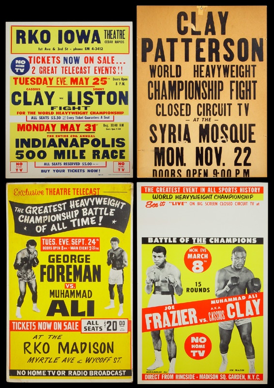 - Muhammad Ali Closed Circuit Poster Collection (27) *