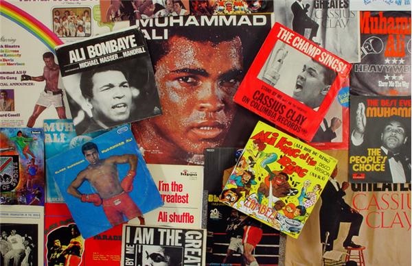 - Muhammad Ali LP and 45 Record Collection *