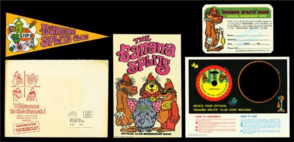 - 1968 Banana Splits Fan Club Kit