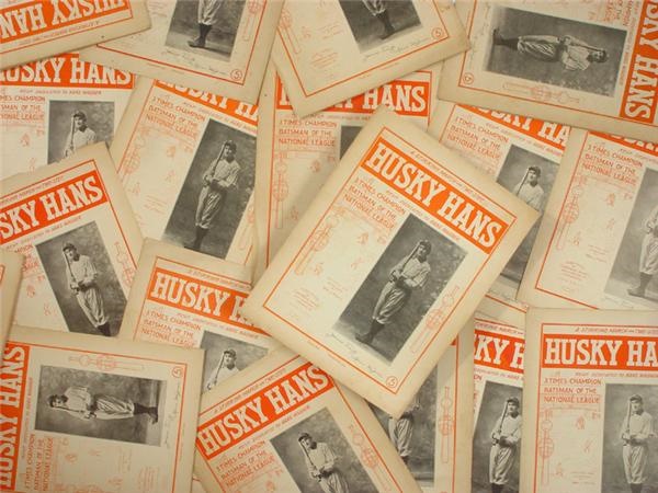 Ernie Davis - 1904 Honus Wagner <i>Husky Hans</i> Sheet Music Find of 43 Pieces
