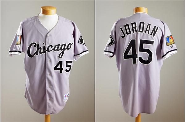 michael jordan white sox baseball jersey