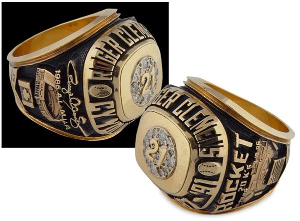 - Roger Clemens Commemorative Ring