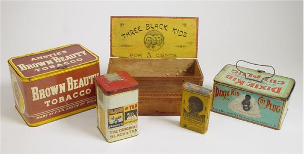 - Early Black Americana Tobacco Collectibles (5)