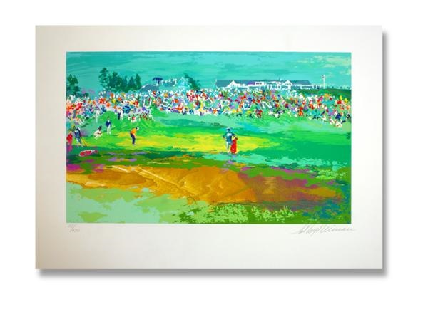 Leroy Neiman - The Home Hole at Shinnecock by Leroy Neiman