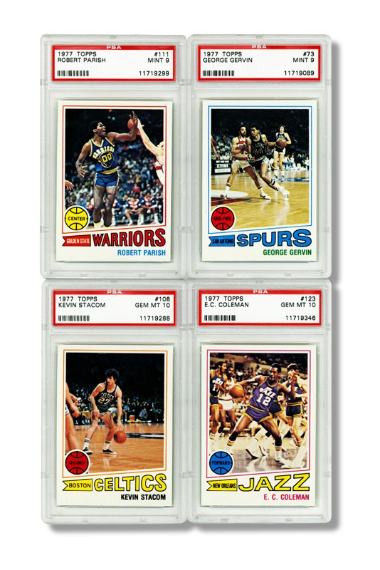 Basketball Cards - 1977/78 Topps Basketball PSA Graded Set