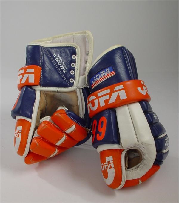 Wayne Gretzky - 1987-88 Wayne Gretzky Game Worn Edmonton Oilers Gloves