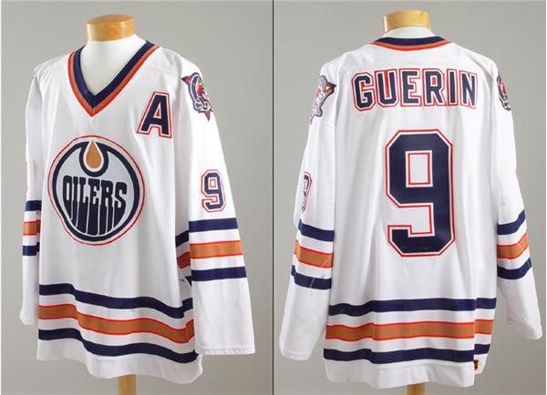 Hockey Sweaters - 1998-99 Bill Guerin Edmonton Oilers Game Worn Jersey