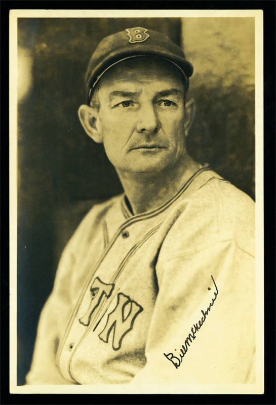 Baseball Autographs - Bill McKechnie Signed George Burke Photograph (4x6")