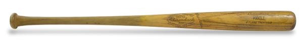 Mantle and Maris - Early 1960’s Mickey Mantle Game Used Bat (35”)