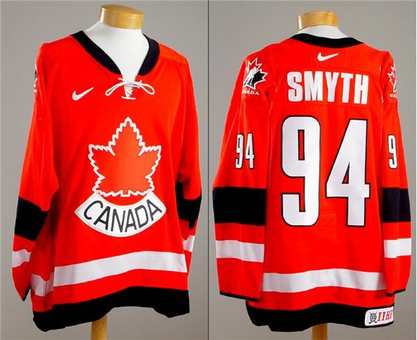 Gold Medal Glory - Ryan Smyth 2002 Olympics Team Canada Game Jersey
