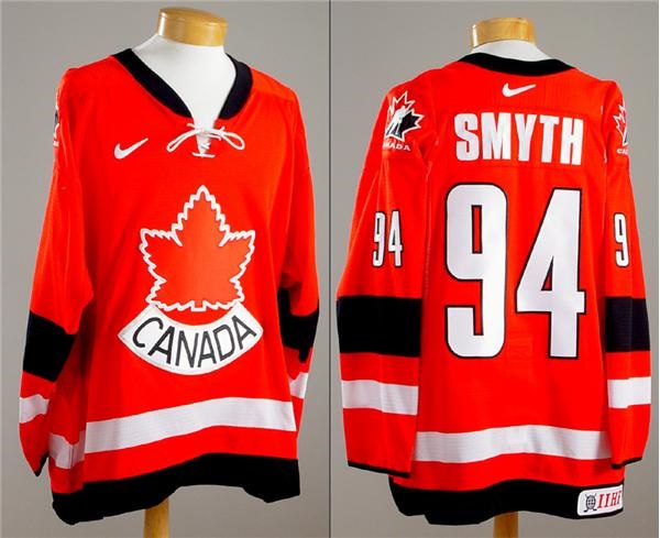 Ryan Smyth 2002 Olympics Team Canada Game Jersey