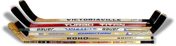 500 Goal Scorers Game Used Stick Collection (6)