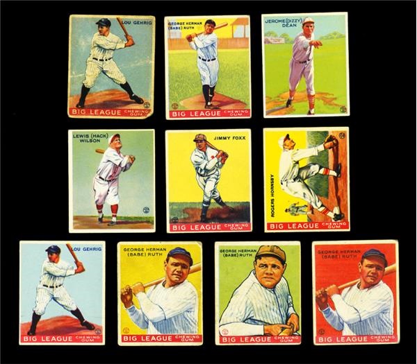 Baseball and Trading Cards - 1933 Goudey Baseball Set