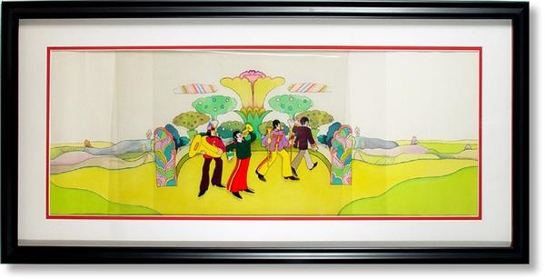 Yellow Submarine Cel with Production Background