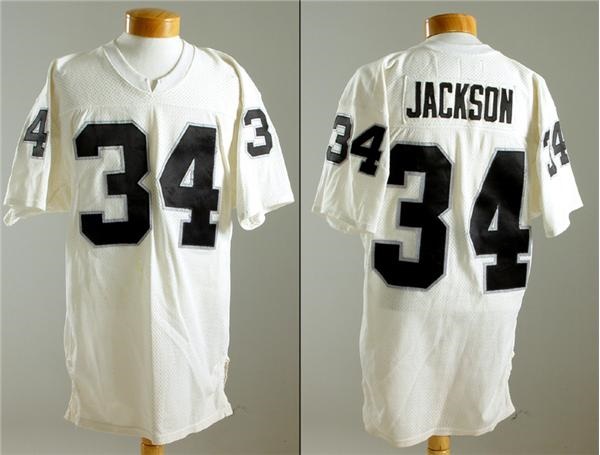 - Late 1980's Bo Jackson Oakland Raiders Game Worn Jersey