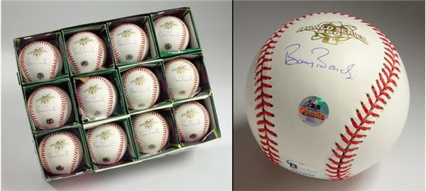 Barry Bonds 2002 Official World Series Signed Baseballs (12)