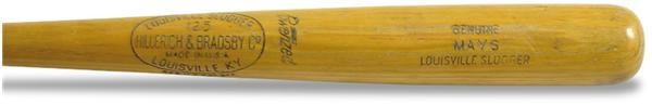- 1961-64 Willie Mays Game Used Bat (35”)