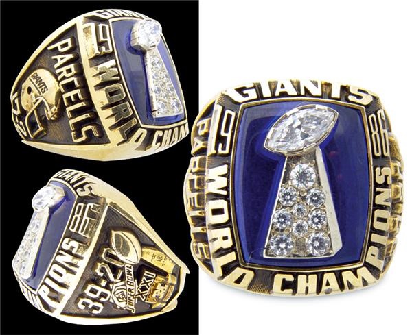 - 1986 New York Giants Superbowl Ring