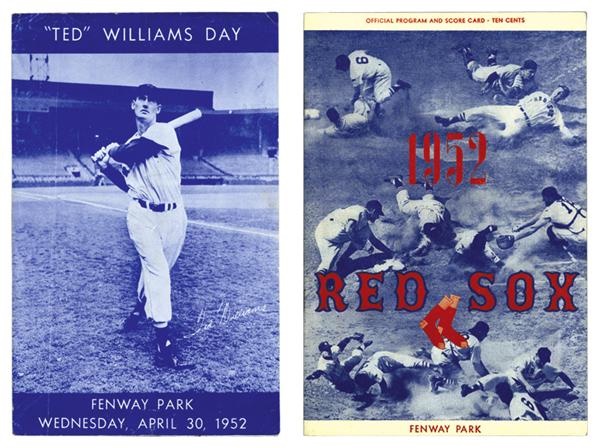 Ted Williams - Ted Williams Day, April 30, 1952 Ensemble