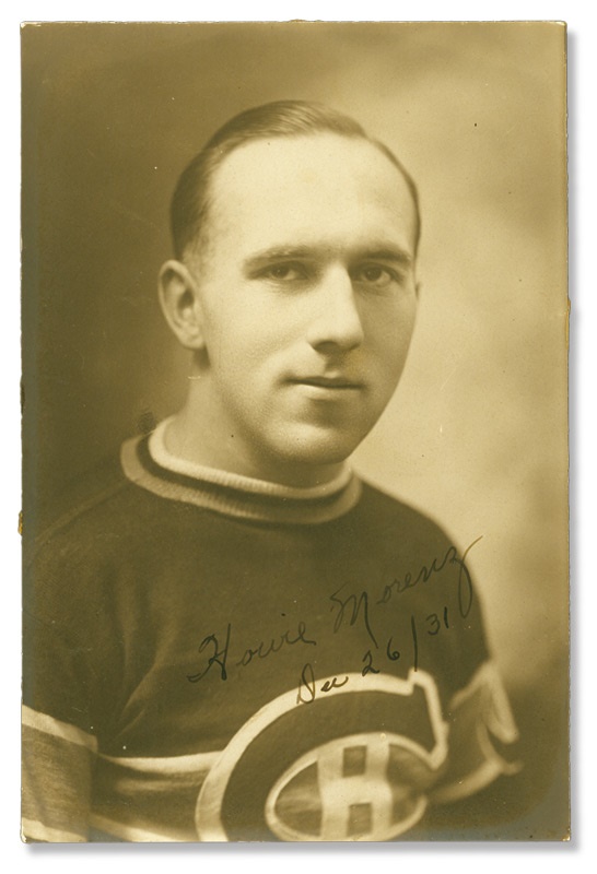 Hockey Memorabilia - 1931 Howie Morenz Signed Photograph (4x6”)