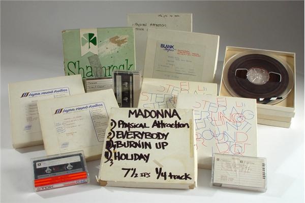 Madonna Original Reel to Reel Recordings including her Earliest Recording