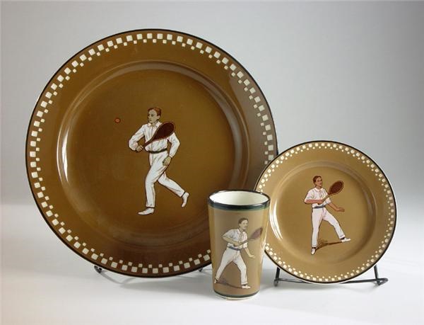 The Dr. David Pagnanelli Tennis Collection - Villeroy and Boch (Mettlach) Tennis China
