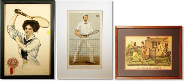 The Dr. David Pagnanelli Tennis Collection - Tennis Prints & Advertising Collection (50)