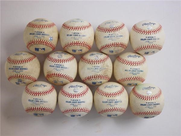 MLB - Milestone Game Used Baseballs (12)