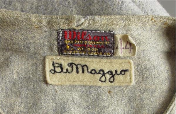 Circa 1946 Joe DiMaggio Game Worn Jersey