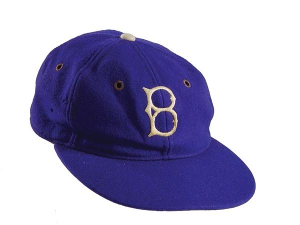 Babe Ruth - 1938 Babe Ruth Game Worn Brooklyn Dodgers Cap